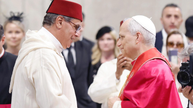 Akhannouch representa a SM el Rey, Amir Al-Muminin, en la inauguración oficial del pontificado del Papa León XIV
