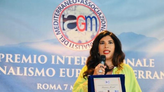 Roma: La periodista marroquí-italiana Karima Moual gana el Premio Internacional Euromediterráneo 2025