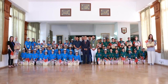 Los niños de Al Qods visitan la ciudad de Chefchauen