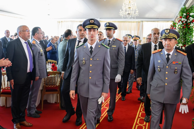 SAR el Príncipe Heredero Moulay El Hassan preside el almuerzo ofrecido por SM el Rey con motivo del 70º aniversario de las FAR