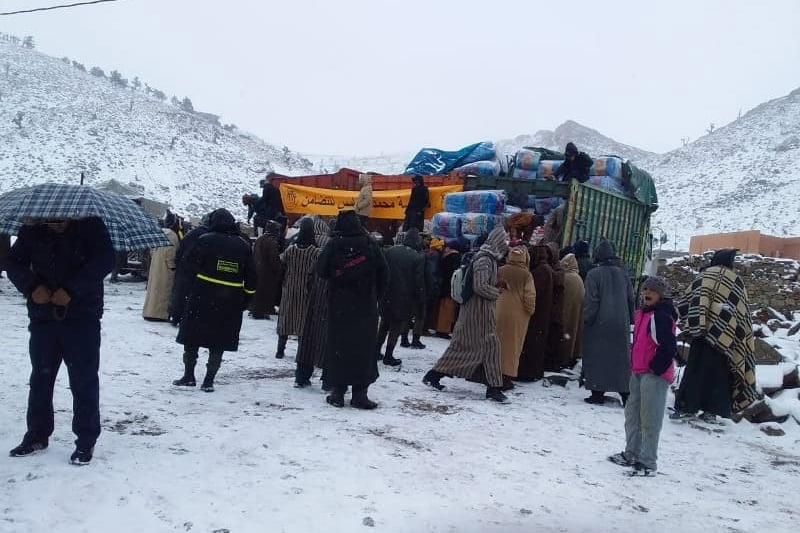 En exécution des Hautes Instructions Royales, une mobilisation globale de tous les moyens logistiques et humains pour apporter le soutien et l’assistance aux citoyens face à la vague de froid que connaissent plusieurs régions du Royaume (ministère de l’In