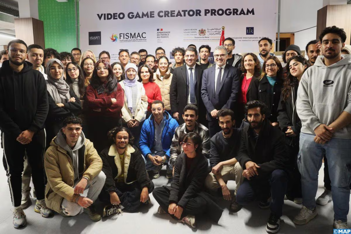 Lancement du programme de formation "Video Game Creator" au profit de 40 jeunes marocains