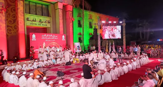 مراكش تعيش على إيقاع الدورة الثانية لمهرجان الدقة المراكشية