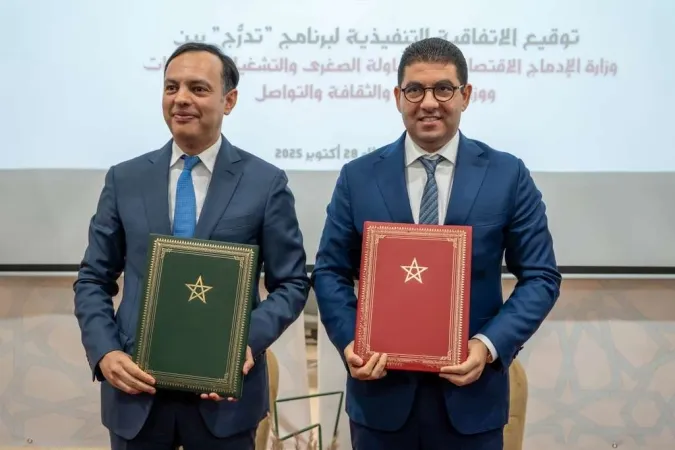 Casablanca: Signature de la convention d'exécution du programme "TADARROJ"