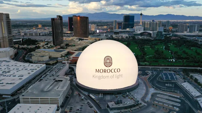 La campagne "Visit Morocco" sur la façade du Sphere à Las Vegas suscite un engouement international pour la destination Maroc