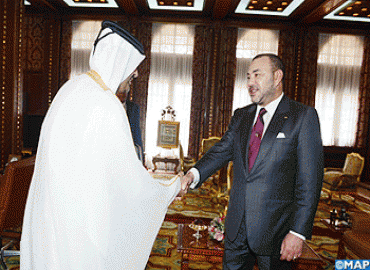 HM The King Receives Personal Envoy Of Emir Of Qatar