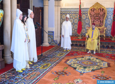 HM the King Receives Newly-Appointed Members of Constitutional Court, Appoints its President